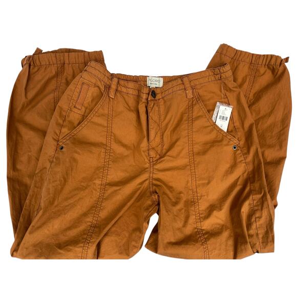 Anthropologie Pilcro Tactical Utility Jogger Pants | M, Cinnamon Brown NWT $128 - Picture 5 of 12